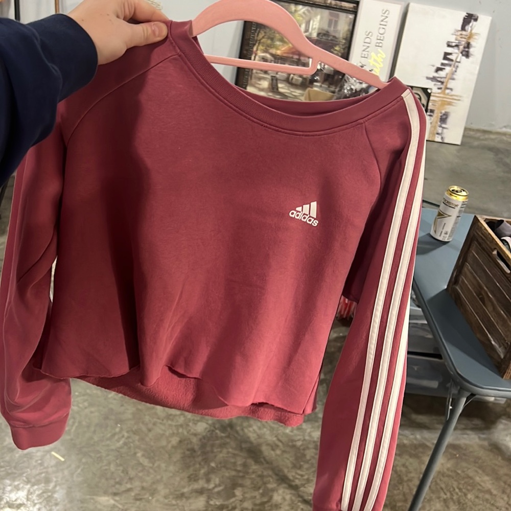 Adidas cropped sweatshirt